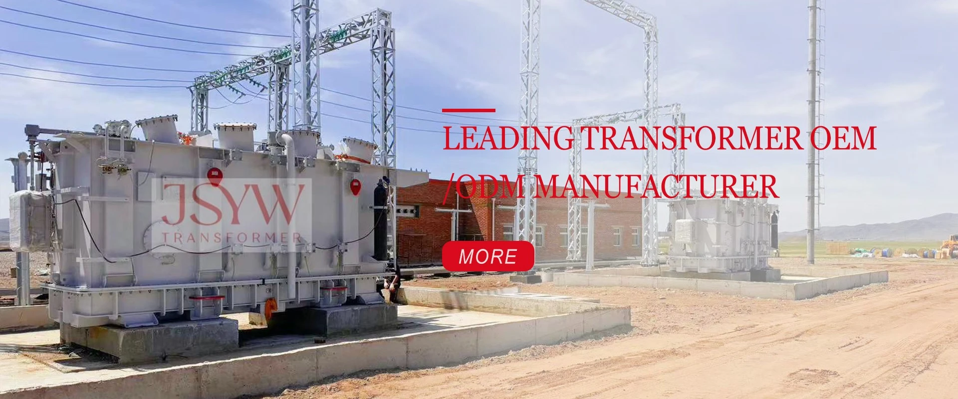 High-voltage oil-immersed power transformer manufactured by Yawei