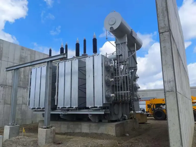 Proyecto de transformador eléctrico totalmente aislado de 345 kV